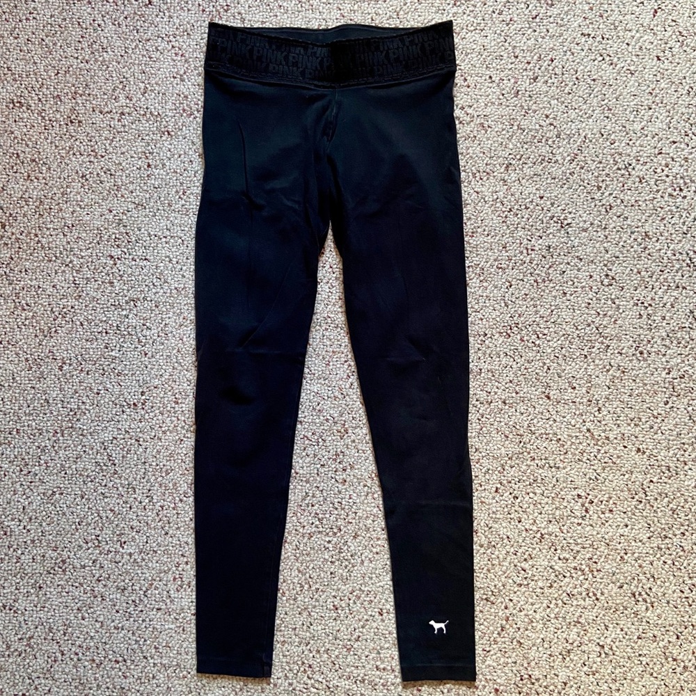 VS PiNK Black Yoga Pants